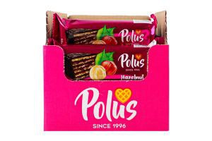 Торт вафельний глазурований POLUS Фундук 50г (ящик 30 шт)